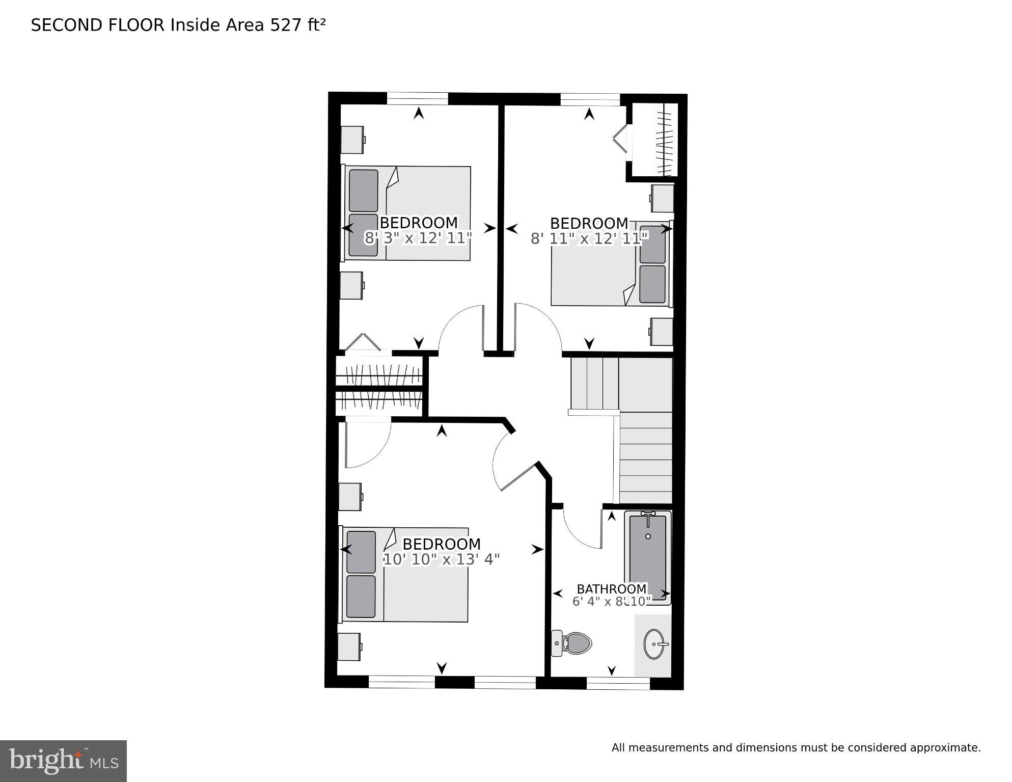 167 V Street Northeast Washington, DC 20002 - Photo 20 of 21 Spacious second-floor layout design.