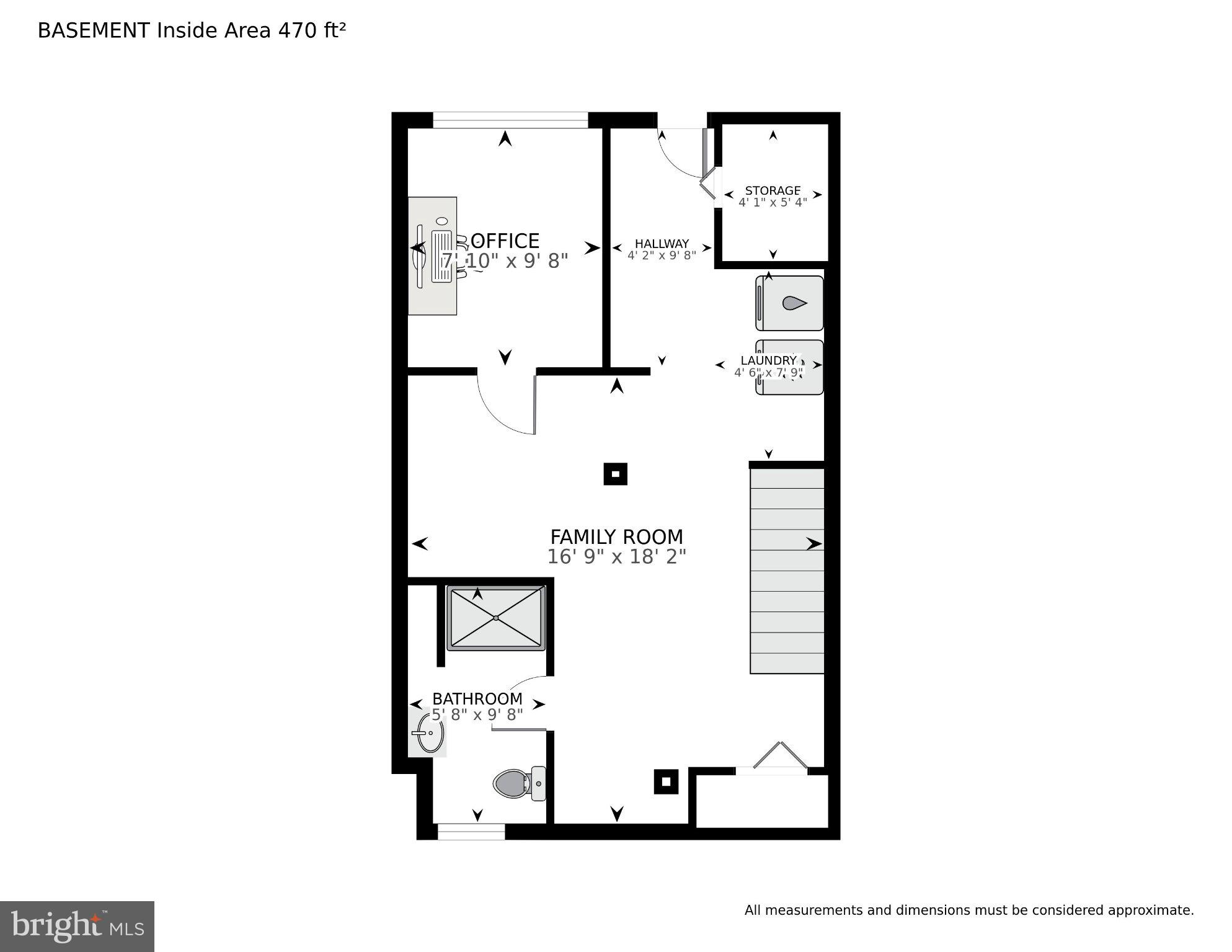 167 V Street Northeast Washington, DC 20002 - Photo 21 of 21 Spacious basement layout for versatile use.