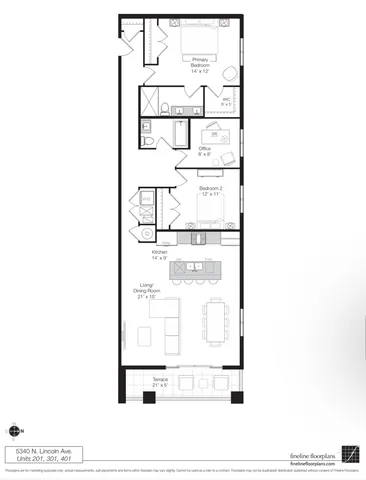 $729,000 | 5340 North Lincoln Avenue, Unit 401, Chicago, IL 60625