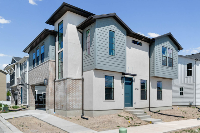 3204 West 1570 North Provo, UT 84601 - Photo 3 of 19 Contemporary house featuring stucco siding and brick siding