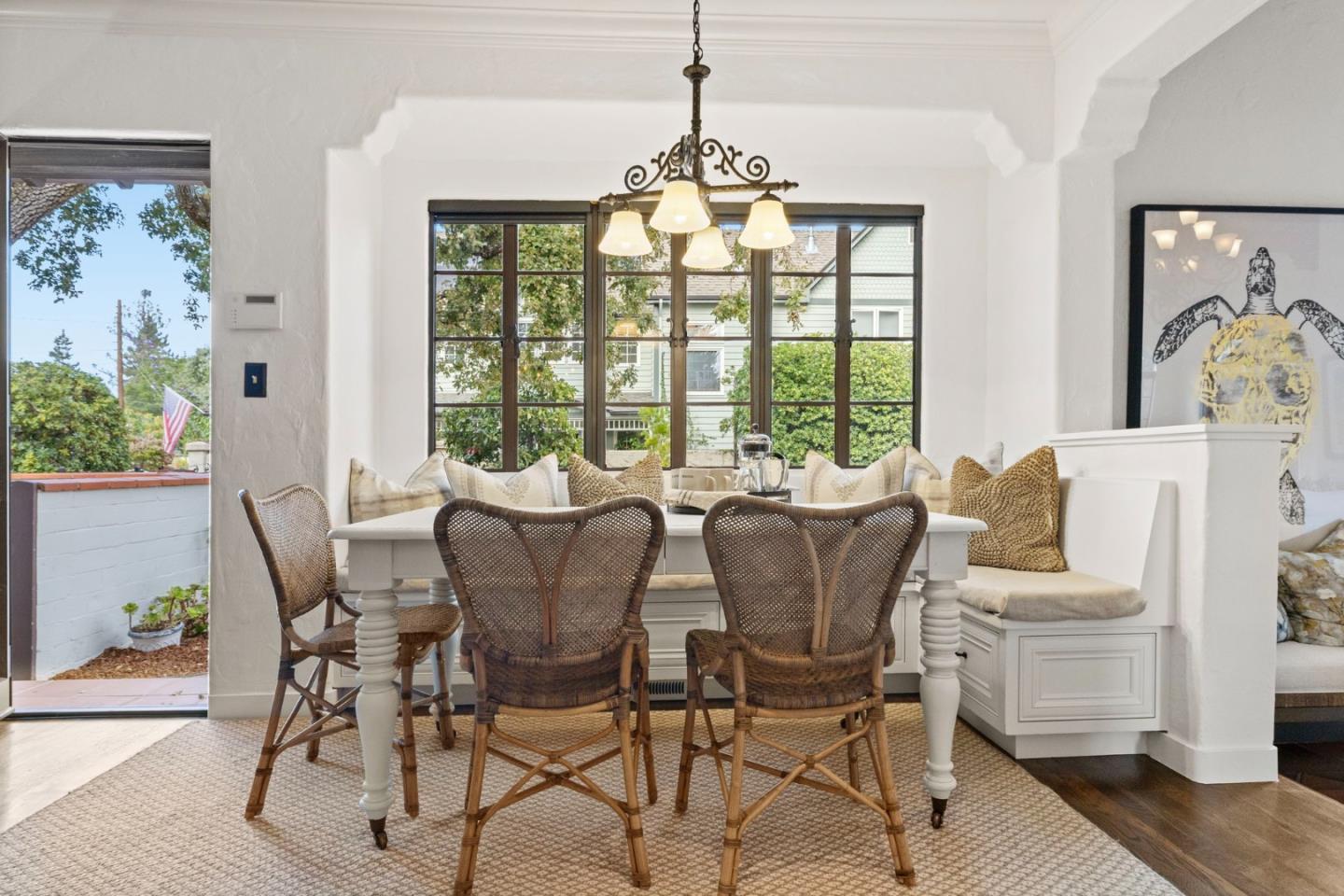 503 Arlington Road Redwood City, CA 94062 - Photo 13 of 48 a view of a dining room with furniture window and outside view