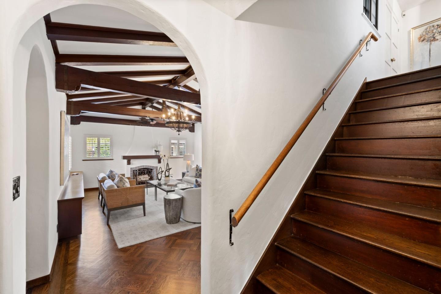 503 Arlington Road Redwood City, CA 94062 - Photo 22 of 48 a view of entryway and hall with wooden floor
