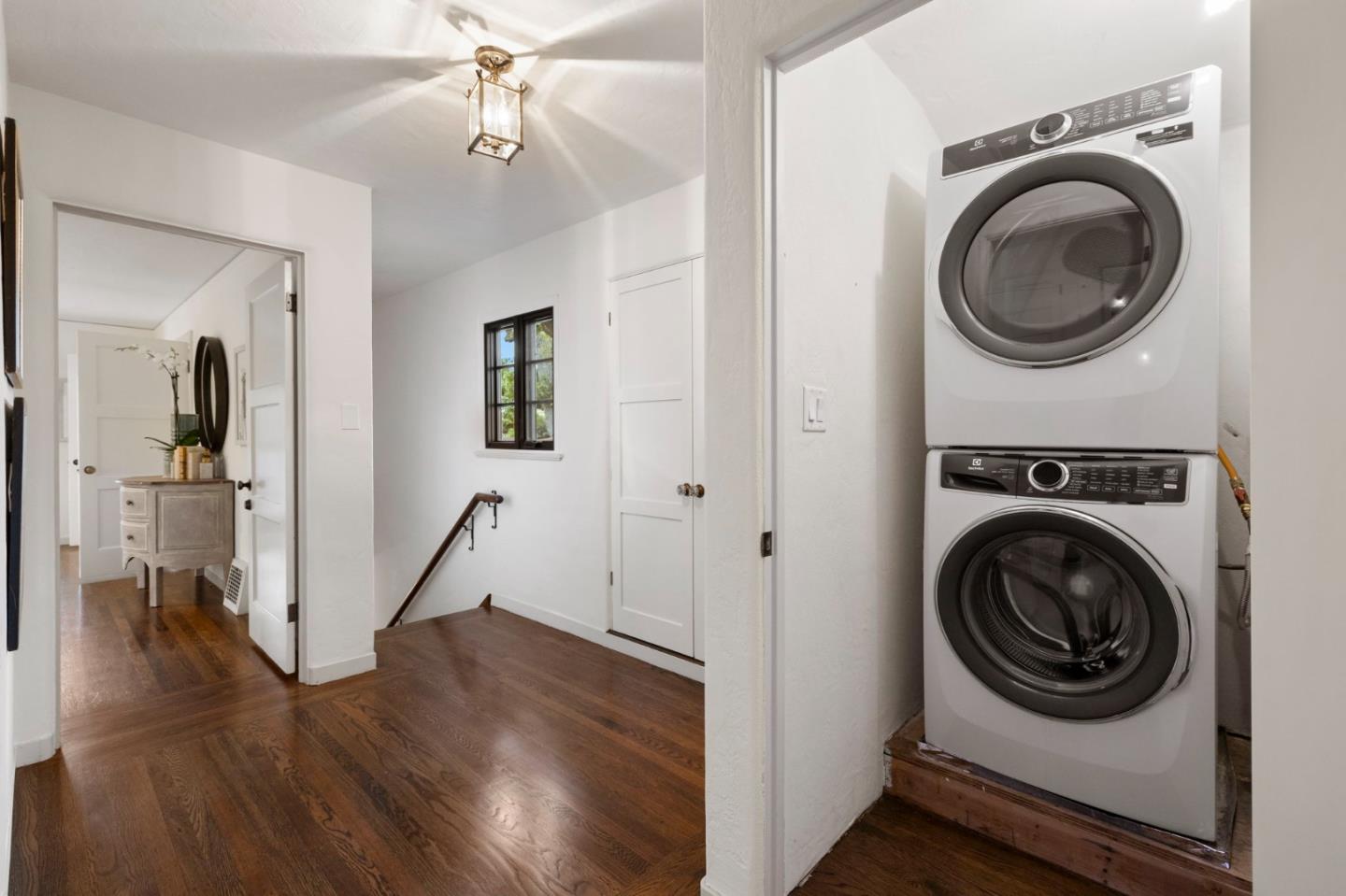 503 Arlington Road Redwood City, CA 94062 - Photo 32 of 48 a view of a hallway with washer and dryer