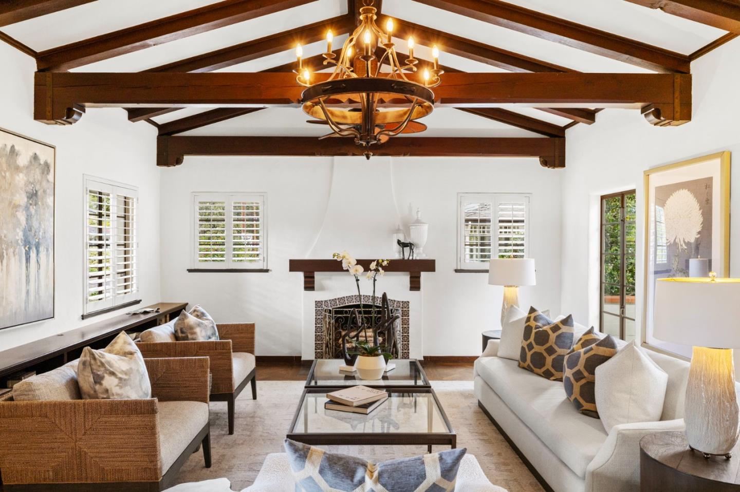 503 Arlington Road Redwood City, CA 94062 - Photo 4 of 48 a living room with furniture and a large window