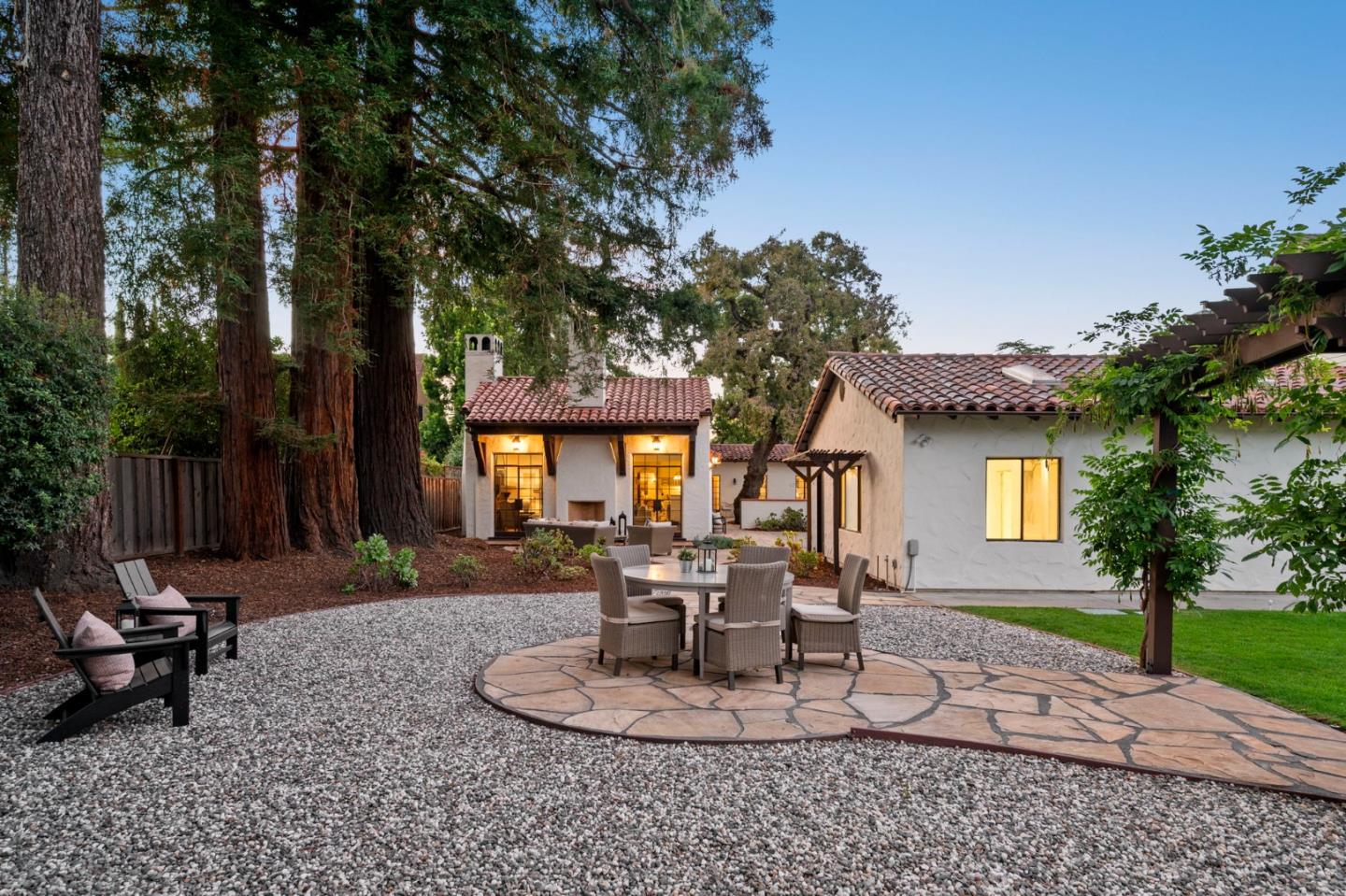503 Arlington Road Redwood City, CA 94062 - Photo 45 of 48 a view of a house with backyard and sitting area