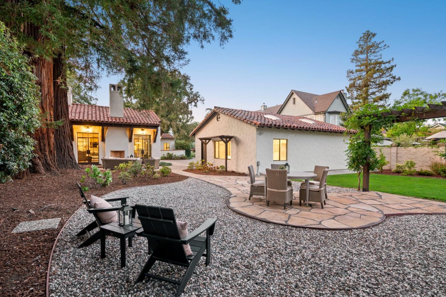503 Arlington Road Redwood City, CA 94062 - Photo 46 of 48 a view of a house with backyard and sitting area