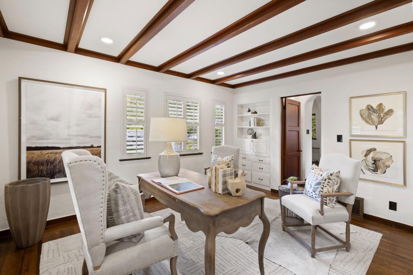 503 Arlington Road Redwood City, CA 94062 - Photo 6 of 48 a view of a dining room with furniture window and outside view