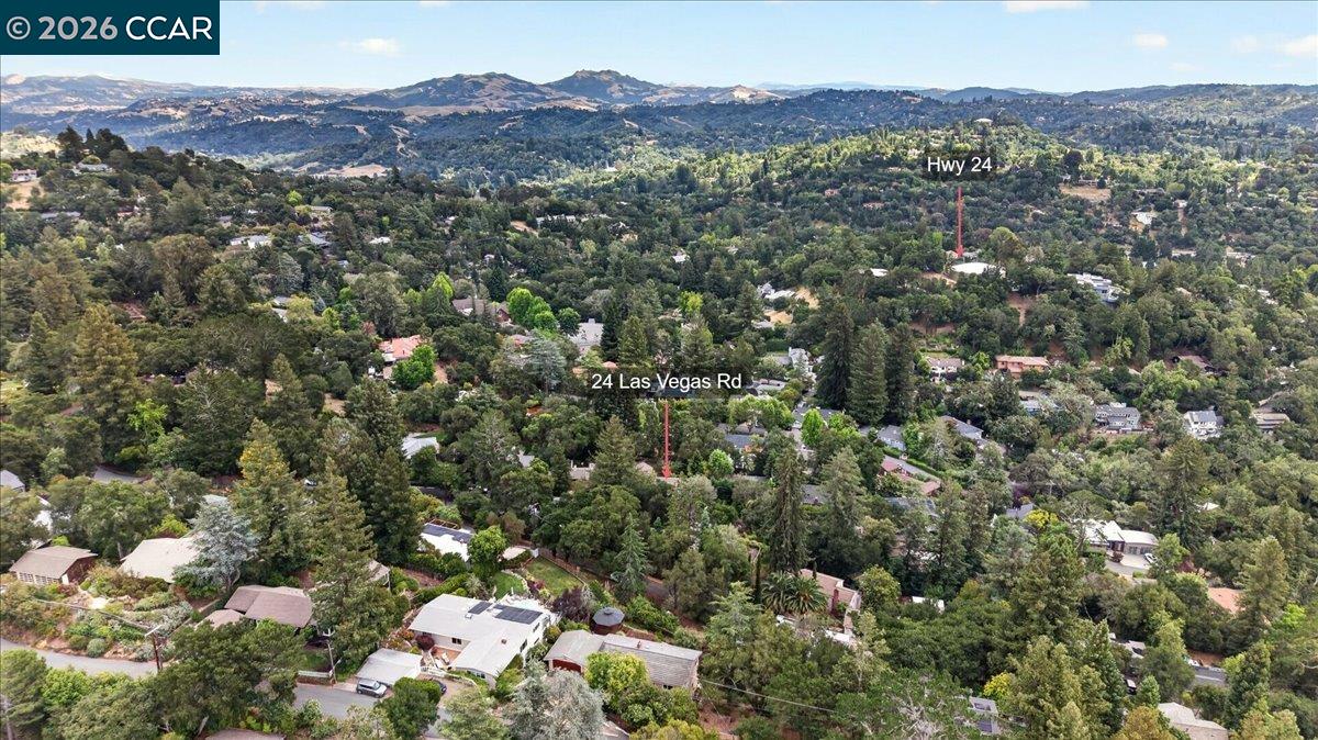 24 Las Vegas Road Orinda, CA 94563 - Photo 43 of 47 a view of city and mountain