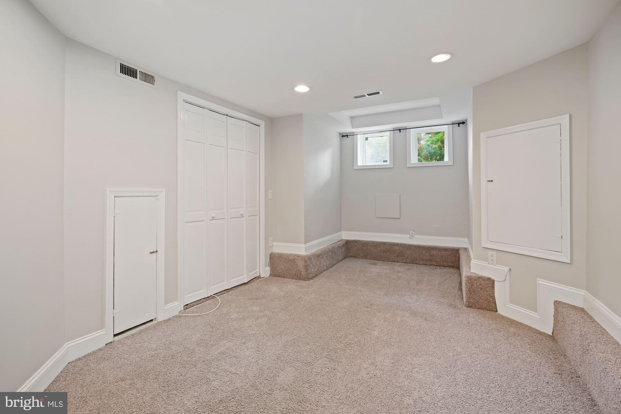 716 3rd Street Northeast Washington, DC 20002 - Photo 20 of 27 Lower Level Front Room - Great Ceiling Height