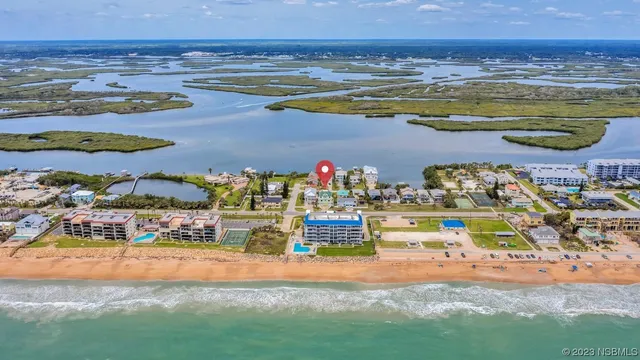 a view of a city and an ocean view
