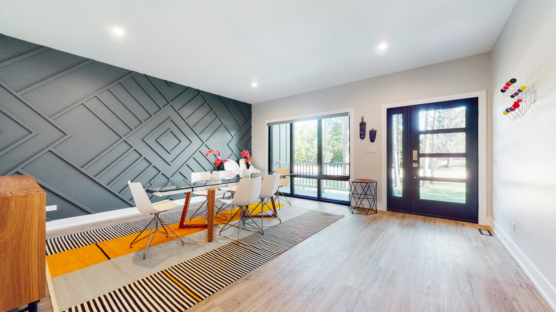 1 A Half Day Road Lincolnshire, IL 60069 - Photo 5 of 37 wooden floor with an entryway