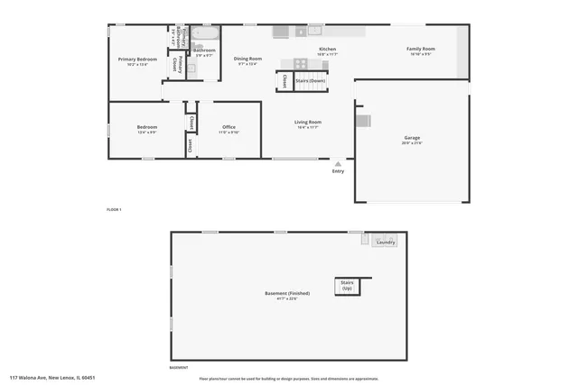 $328,500 | 117 Walona Avenue, New Lenox, IL 60451