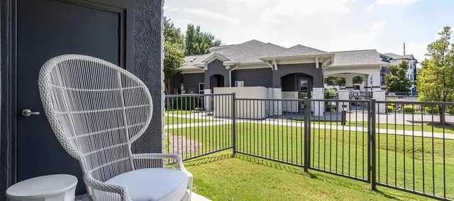 a view of outdoor space and deck