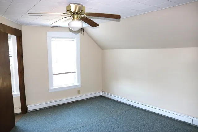 a view of a window in an empty room