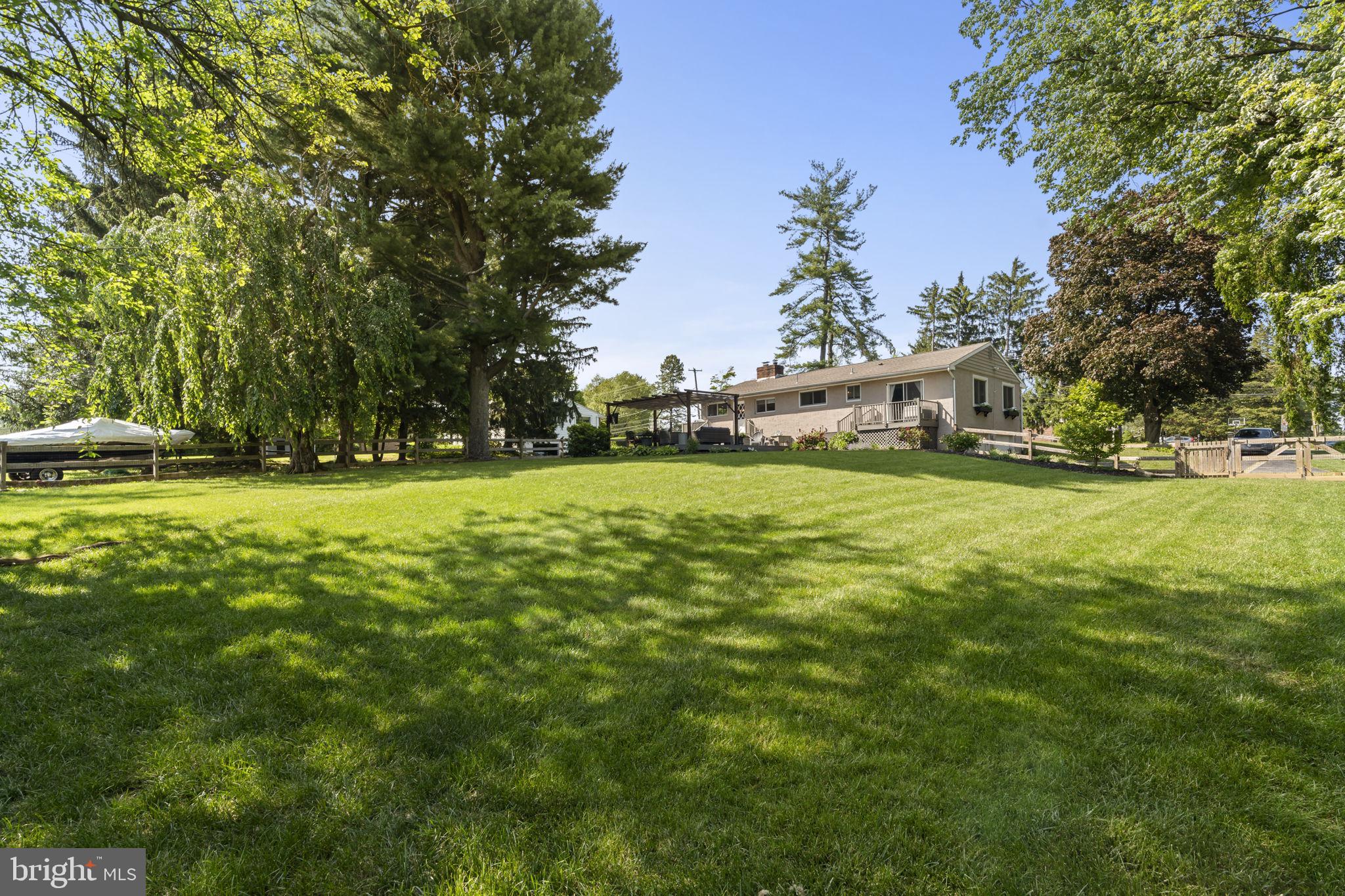 135 Conestoga Road Malvern, PA 19355 - Photo 31 of 34 Large flat backyard