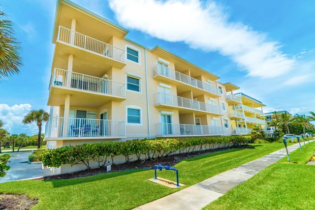 a front view of a building