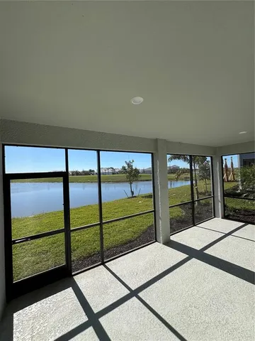 a view of a room with an empty space