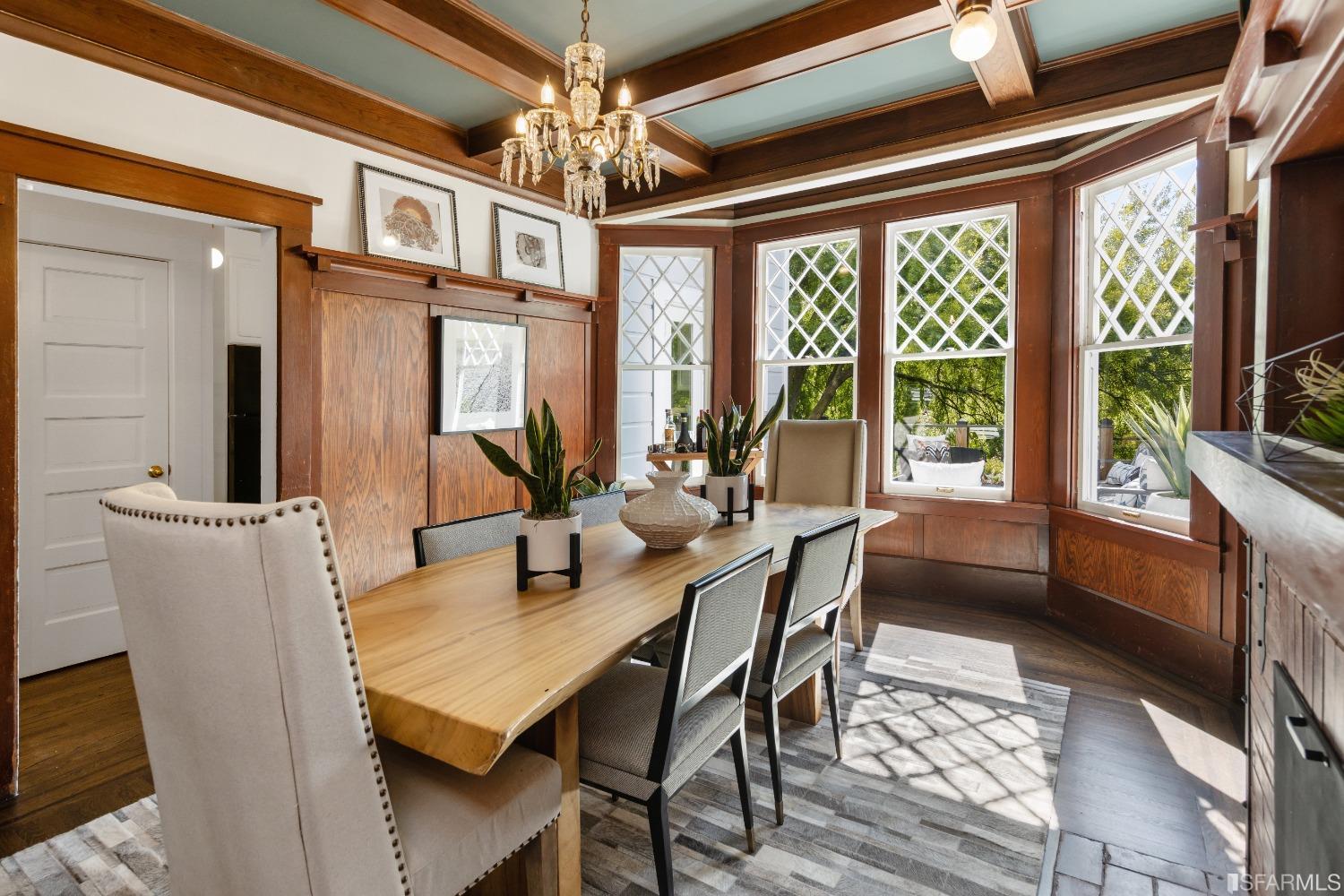 6th Avenue San Francisco, CA 94122 - Photo 12 of 72 a view of a dining room with furniture window and outside view