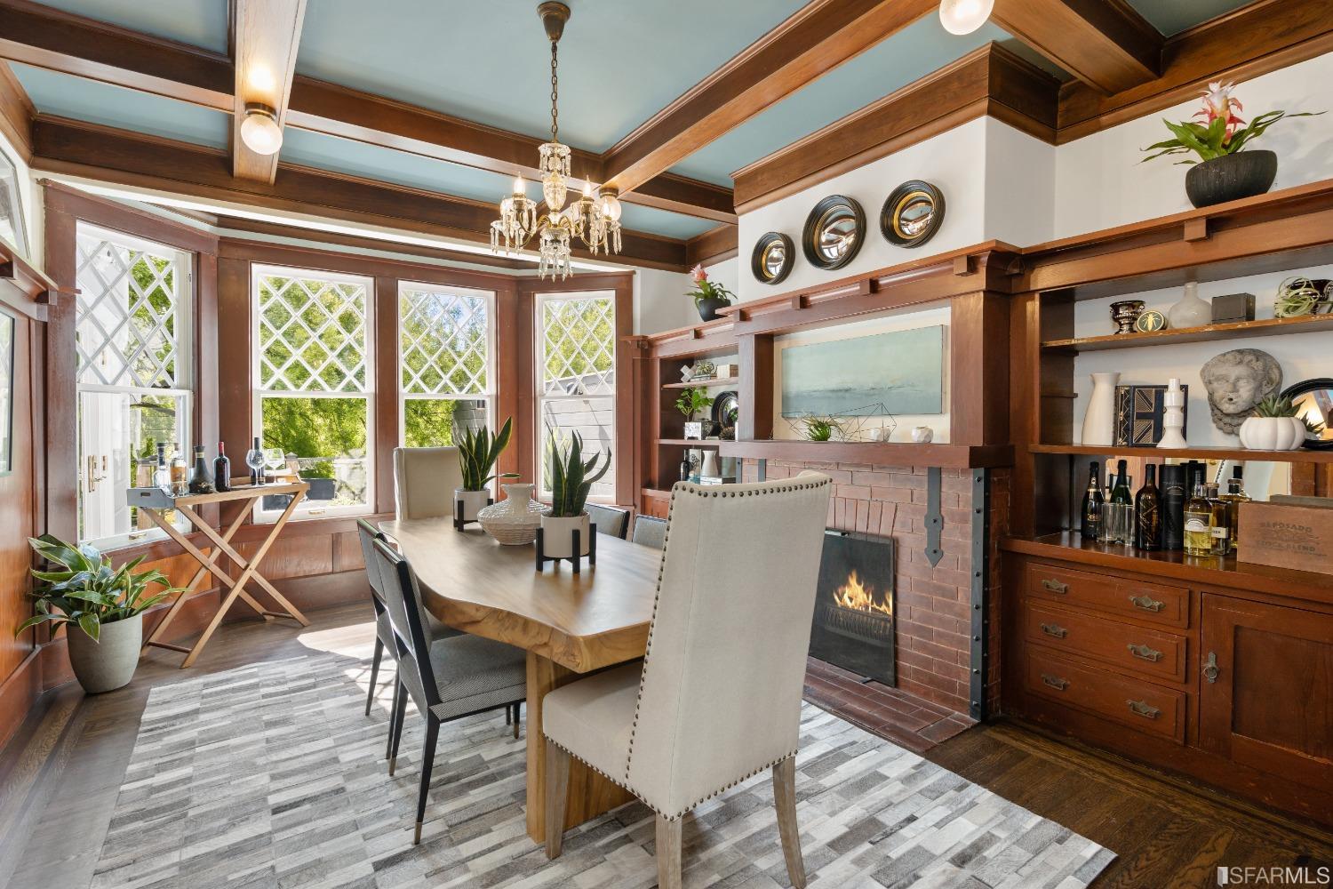 6th Avenue San Francisco, CA 94122 - Photo 10 of 72 a view of a dining room with furniture window and outside view