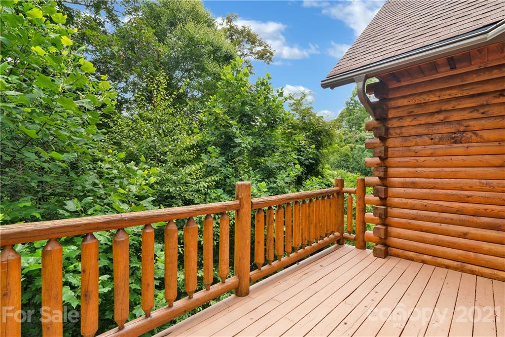 210 Angel Falls Road Clyde, NC 28721 - Photo 21 of 40 a view of a wooden fence