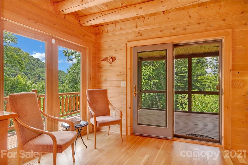 210 Angel Falls Road Clyde, NC 28721 - Photo 10 of 40 a view of an outdoor space with seating area