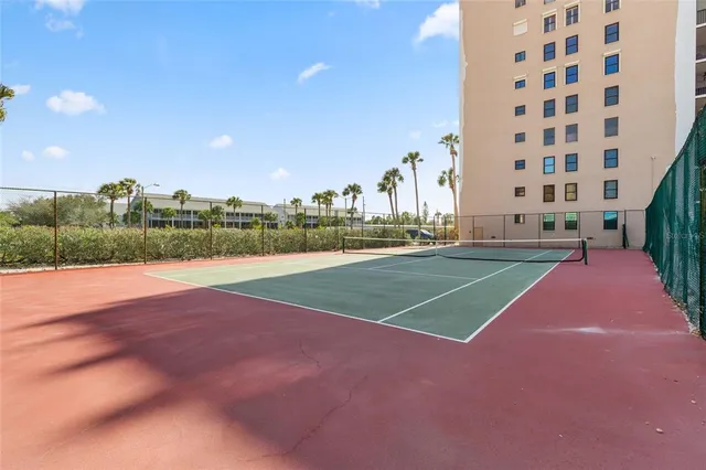 a view of a tennis court