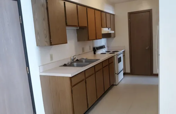 a view of a glass door