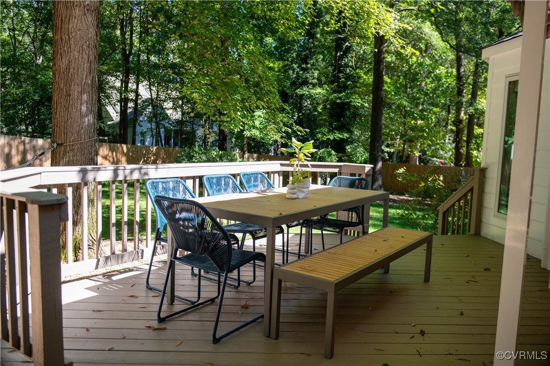 2561 Castle Hill Road Midlothian, VA 23113 - Photo 44 of 46 a roof deck with a table and chairs
