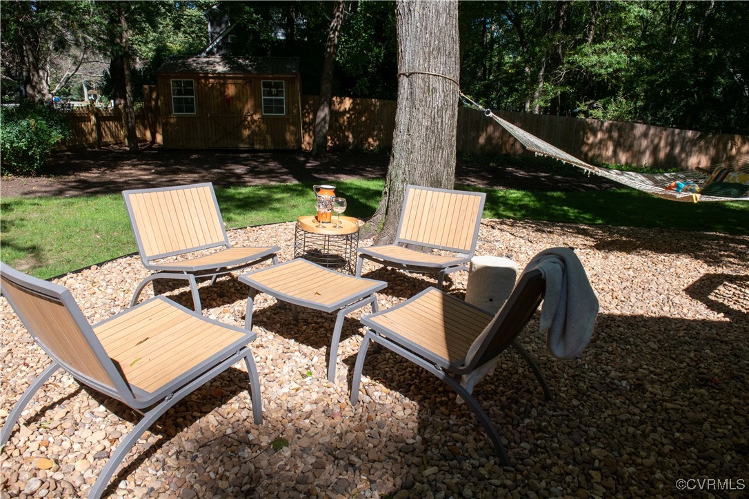 2561 Castle Hill Road Midlothian, VA 23113 - Photo 45 of 46 a view of a backyard with sitting area