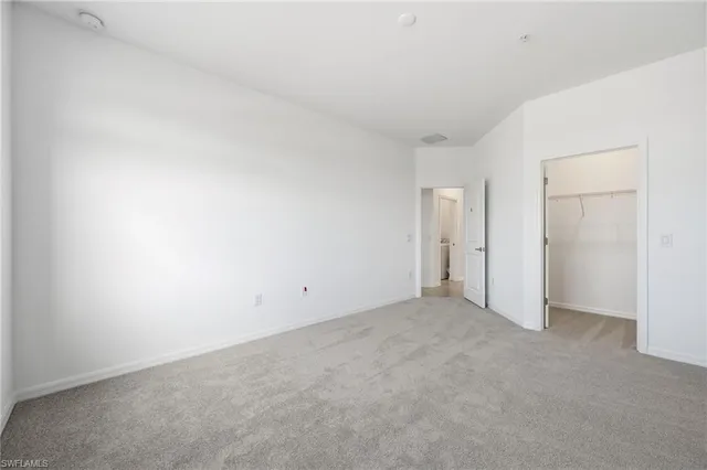 a view of an empty room