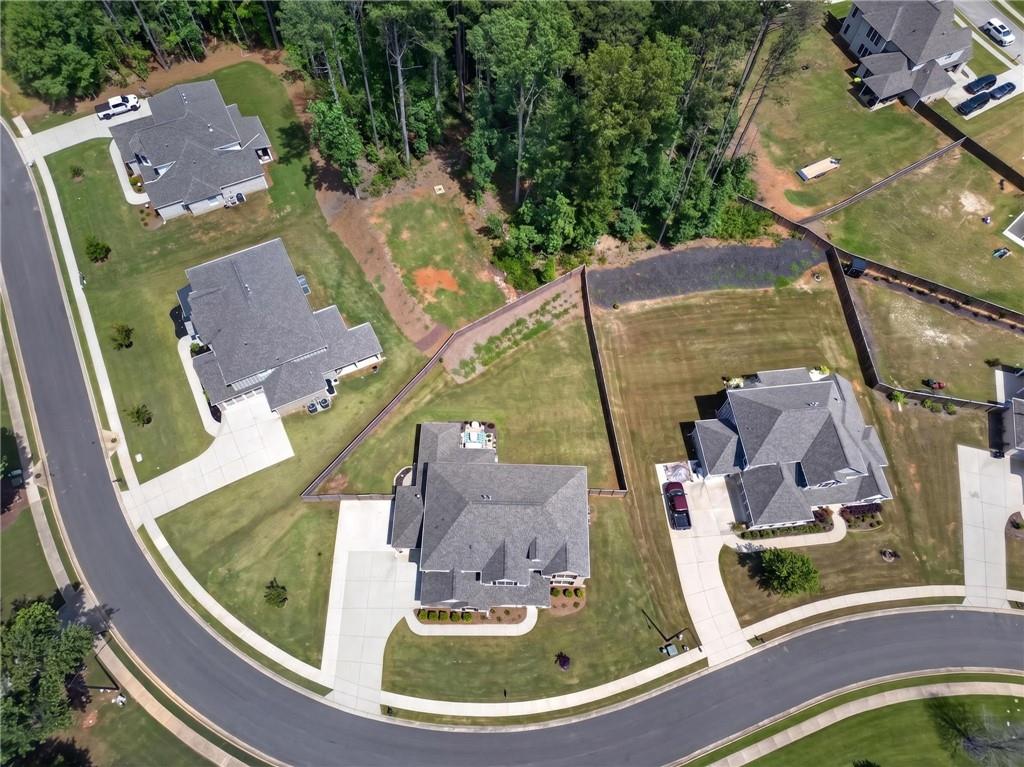 139 Manchester Lane Villa Rica, GA 30180 - Photo 52 of 60 an aerial view of a house with a swimming pool
