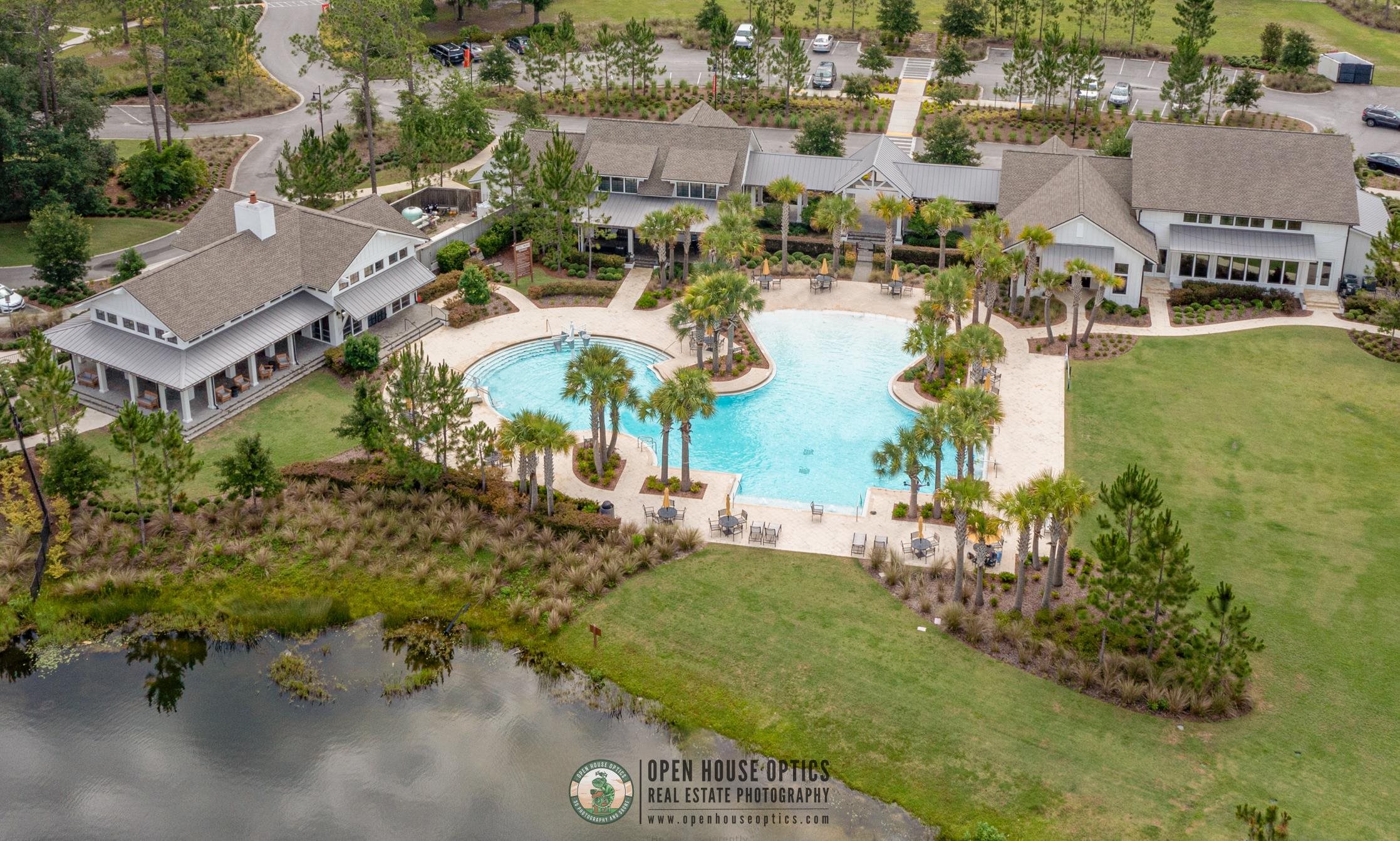 210 White Rabbit Run St. Augustine, FL 32092 - Photo 67 of 85 an aerial view of residential house with outdoor space and swimming pool
