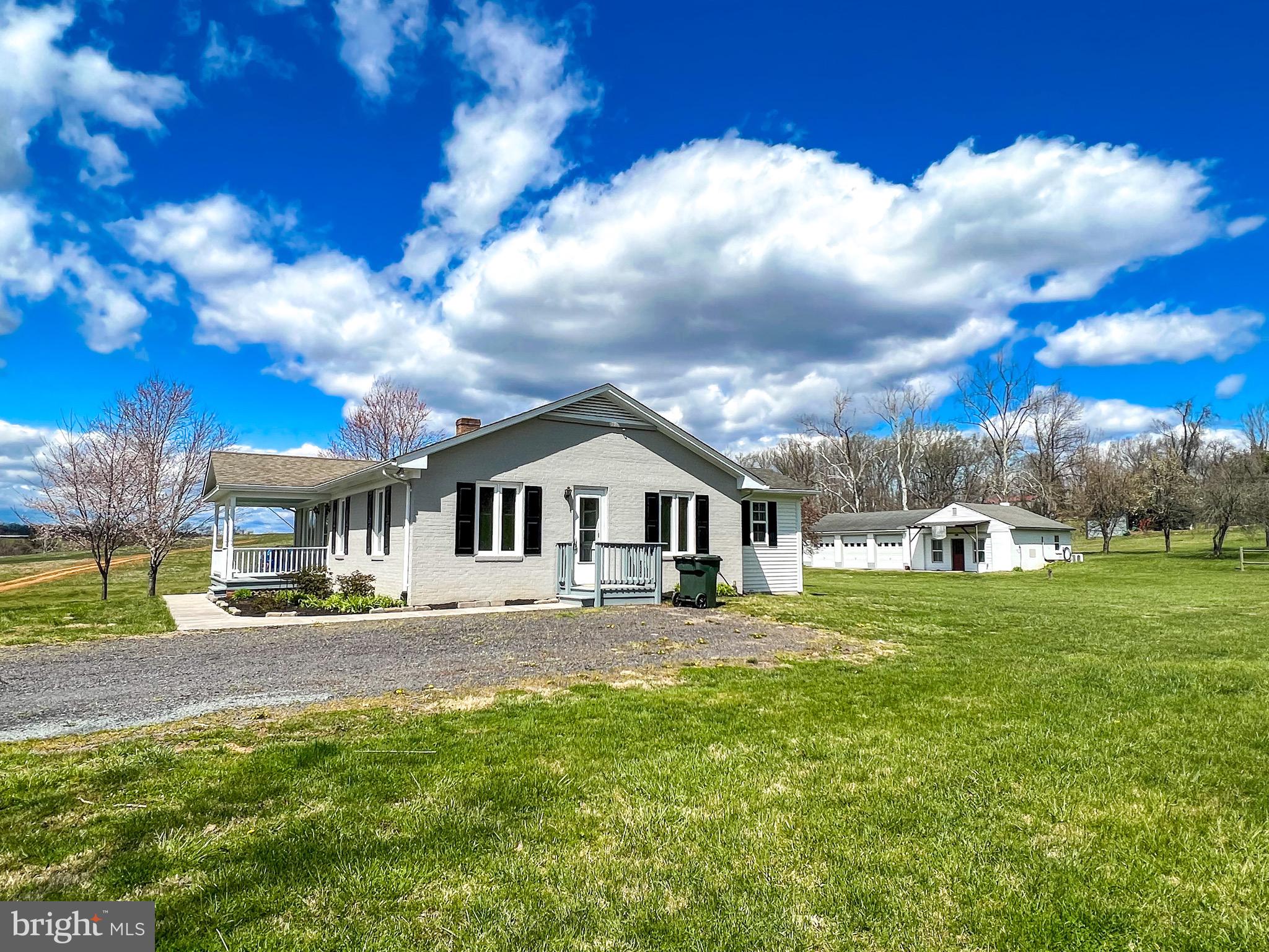 343 West Fairview Road Culpeper, VA 22701 - Photo 2 of 52 Side of house showing 3 bay garage and workshop in