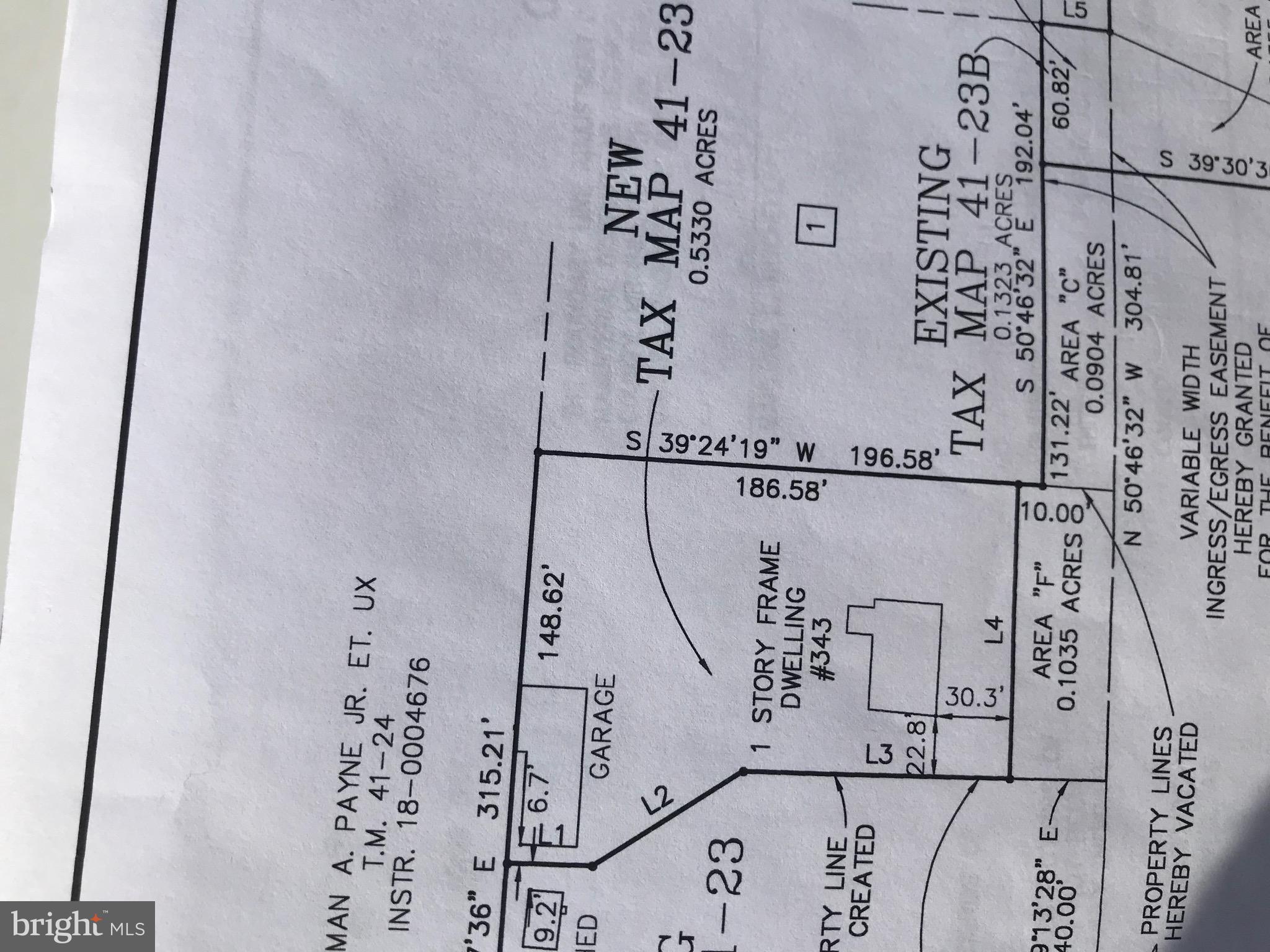 343 West Fairview Road Culpeper, VA 22701 - Photo 52 of 52 New plat