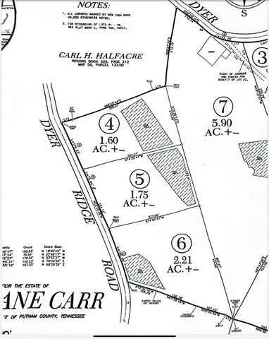 $79,900 | 0 Dyer Ridge Road, Baxter, TN 38544
