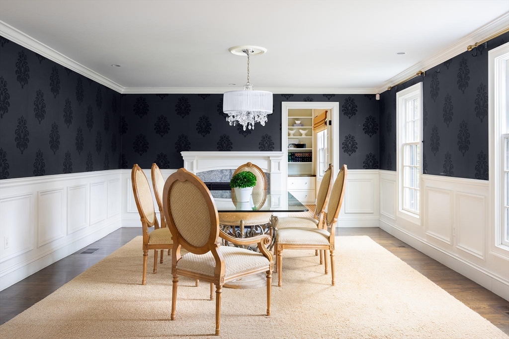 225 Arnold Road Newton, MA 02459 - Photo 12 of 20 a dining room with furniture and window