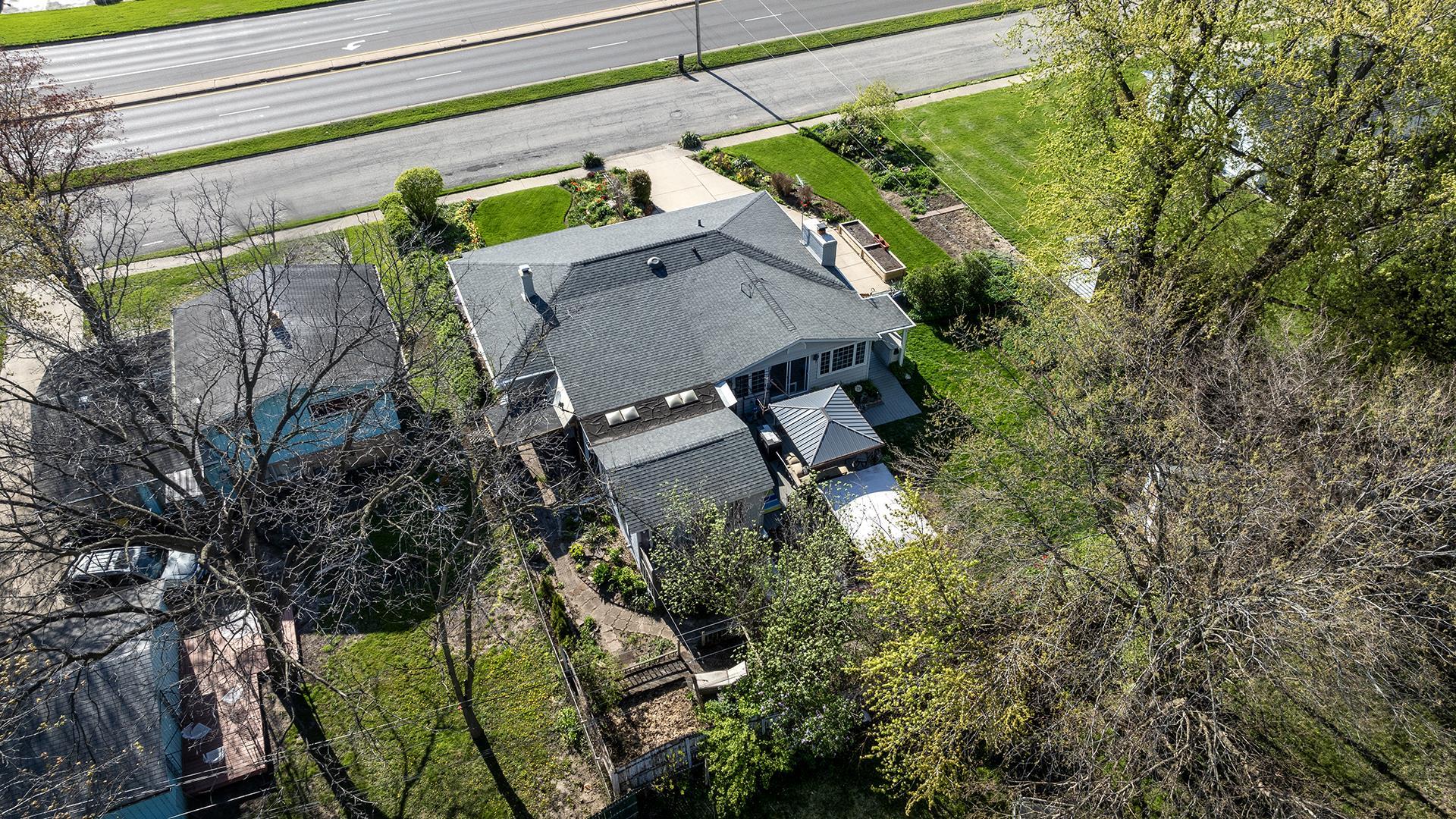 2112 South Alpine Road Rockford, IL 61108 - Photo 43 of 43 an aerial view of a house with a garden