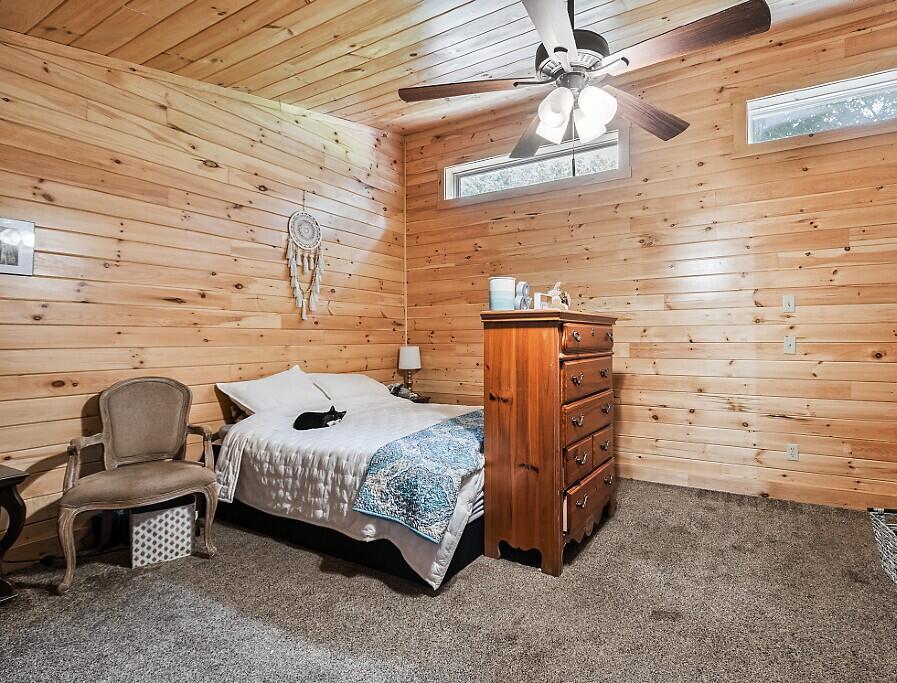 277 Wooster Hill Road Rome, ME 04963 - Photo 36 of 49 Lower level apartment bedroom