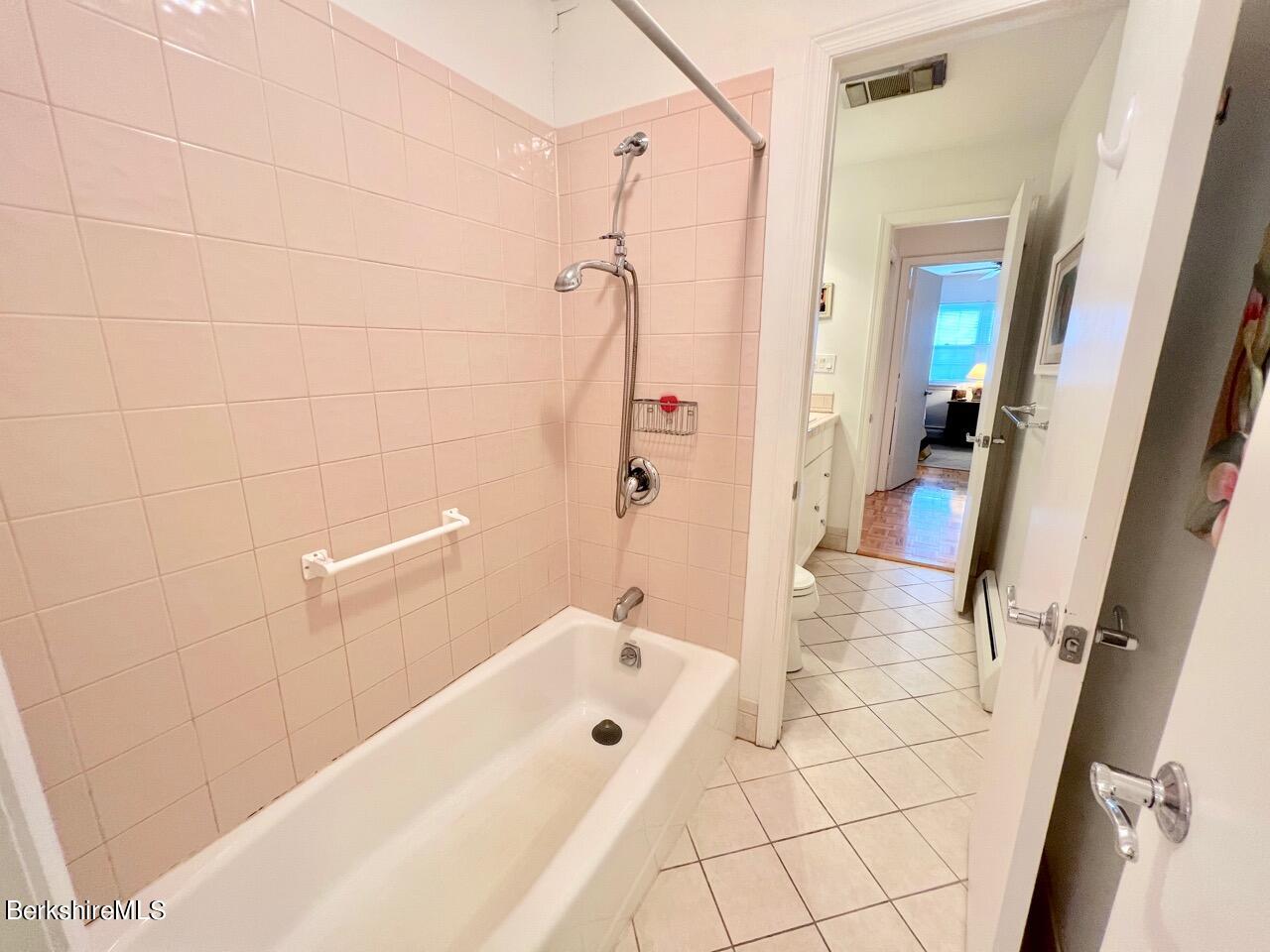 260 Pittsfield Road, Unit E5 Lenox, MA 01240 - Photo 17 of 24 Bath:shower with newer tile