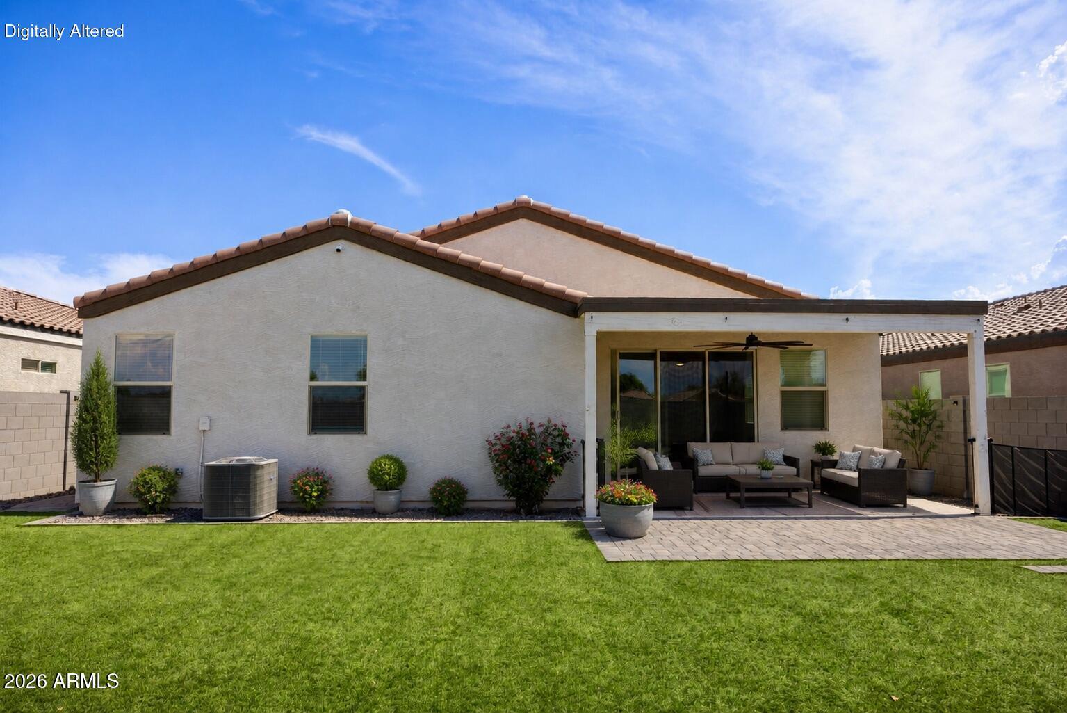 2548 West Grenadine Road Phoenix, AZ 85041 - Photo 25 of 31 Backyard looking to House Grenadine