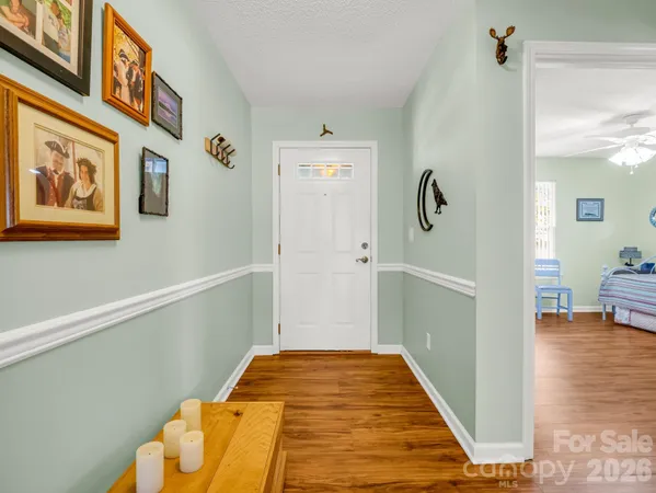 a view of a hallway with interior of the house