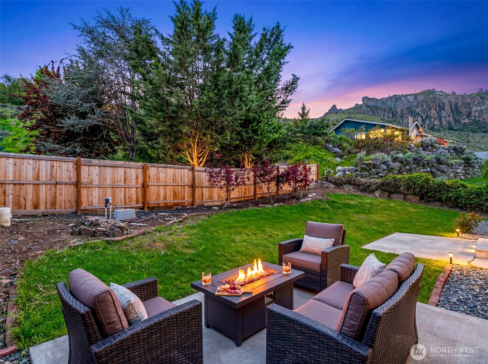 1111 Splett Street Wenatchee, WA 98801 - Photo 2 of 36 a view of yard with seating area and green space