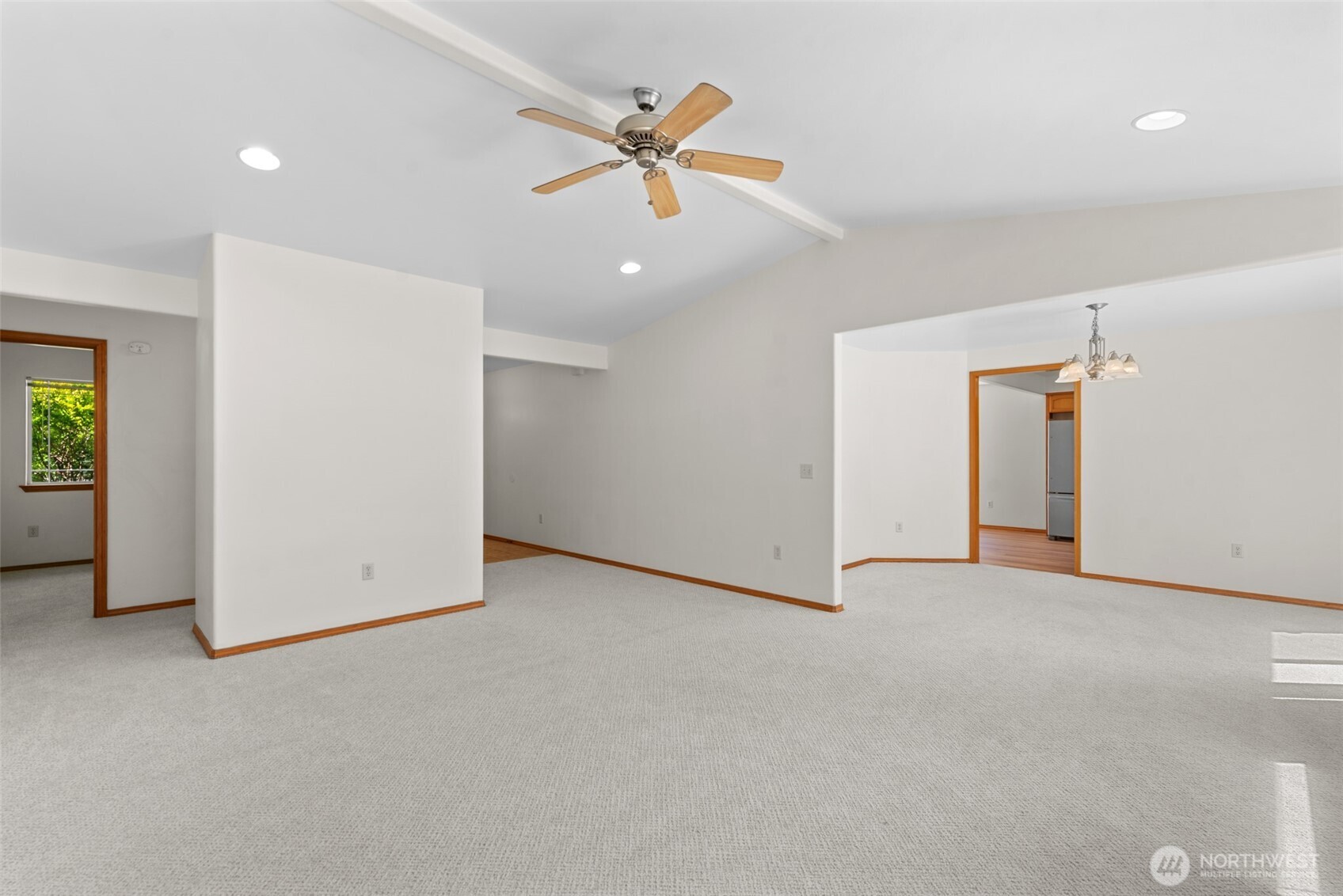 1111 Splett Street Wenatchee, WA 98801 - Photo 10 of 36 an empty room with ceiling fan and windows