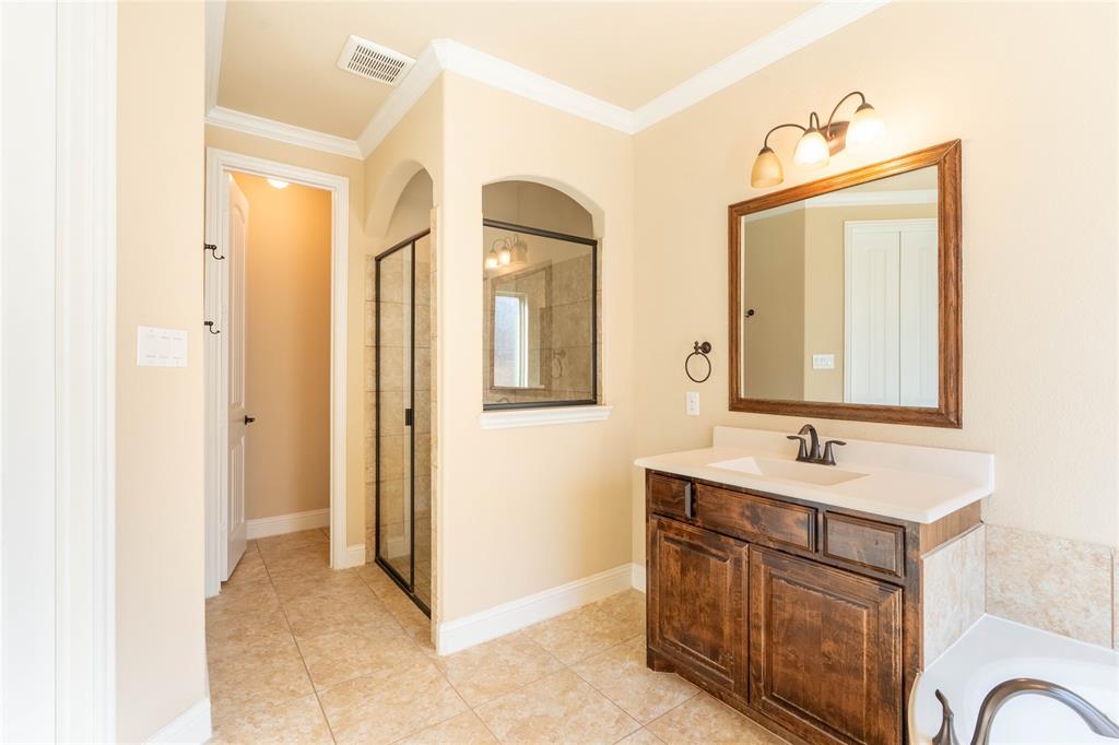 9101 Waters Lane Rowlett, TX 75089 - Photo 21 of 34 a bathroom with a sink and a mirror