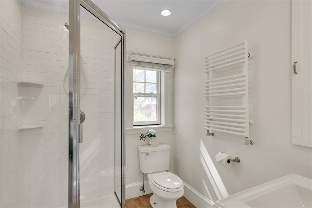 62 Florence Road Waltham, MA 02453 - Photo 24 of 42 a bathroom with a toilet and a shower