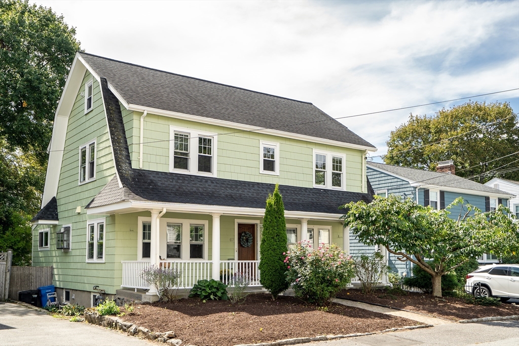 62 Florence Road Waltham, MA 02453 - Photo 40 of 42 a front view of a house with a porch