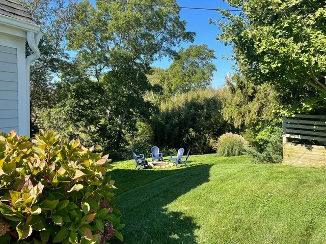 a view of swimming pool with a yard