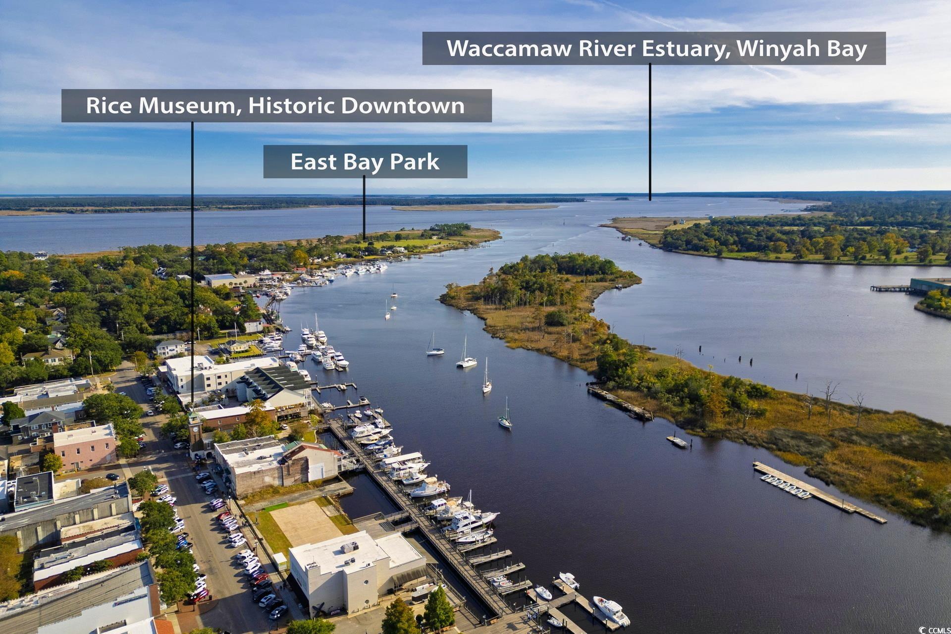 104 East Bay Street Georgetown, SC 29440 - Photo 39 of 40 Drone / aerial view of a nearby body of water