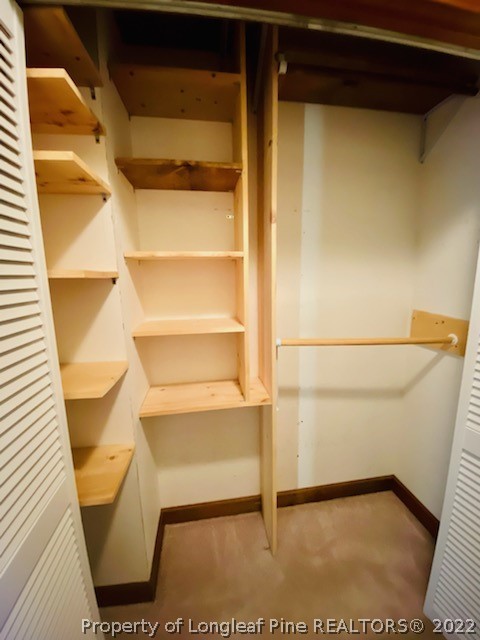 90 Cypress Road Cameron, NC 28326 - Photo 11 of 22 a view of walk in closet with empty racks