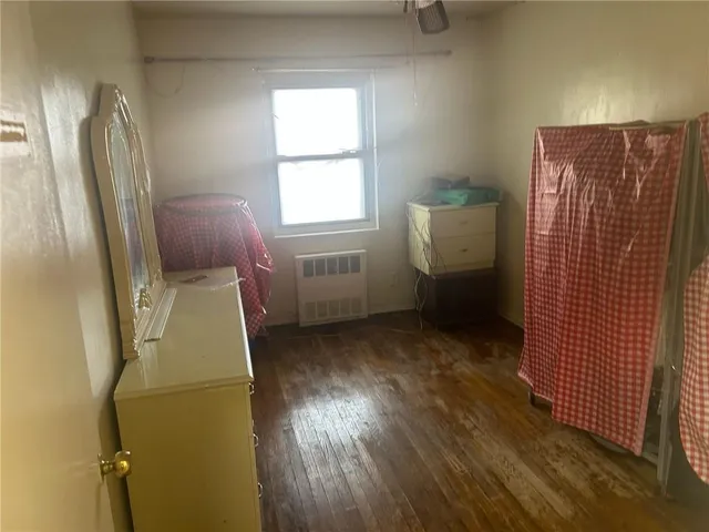 a room with window dryer and washer